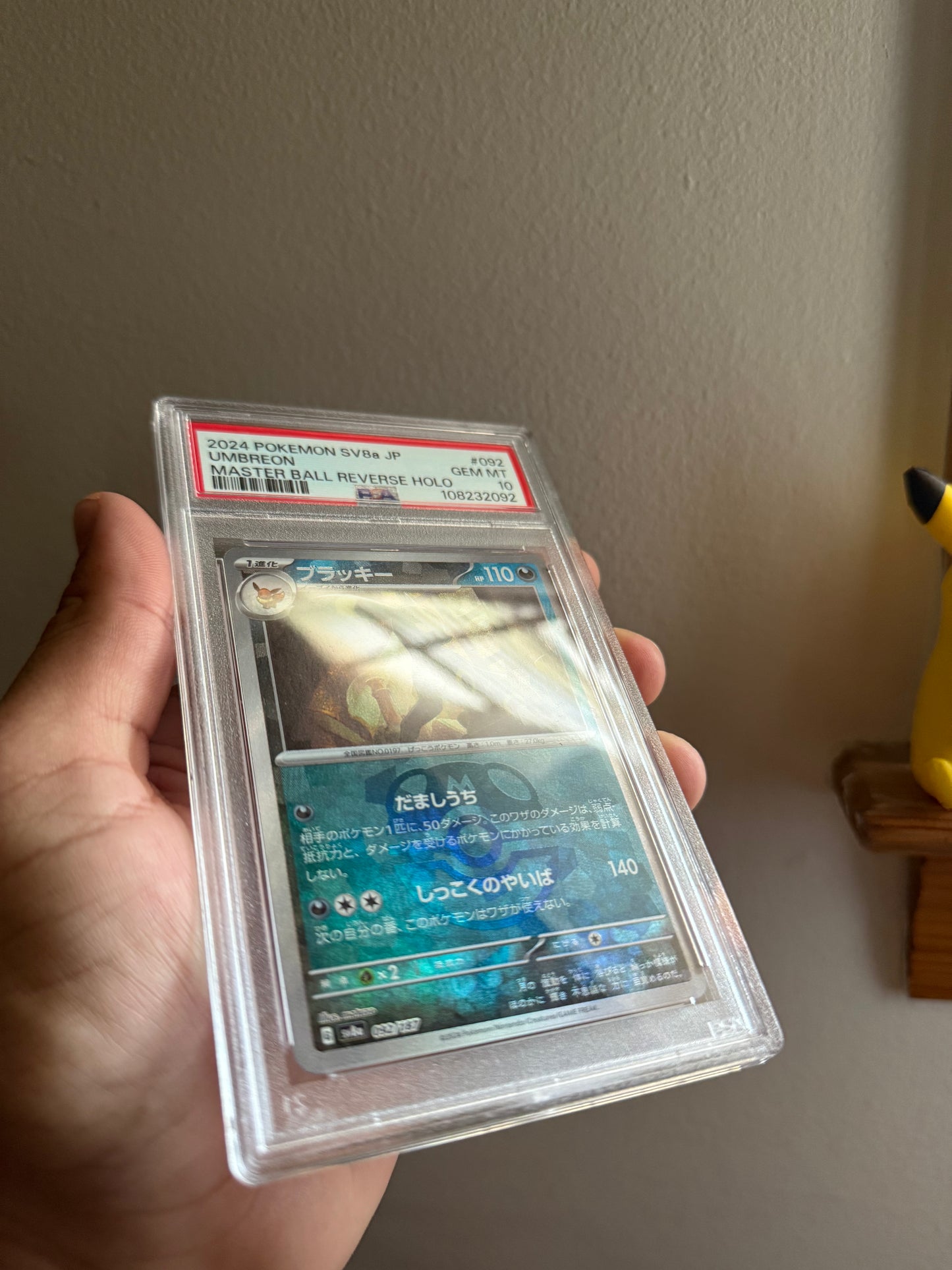 2024 Umbreon Masterball Reverse Holo PSA 10