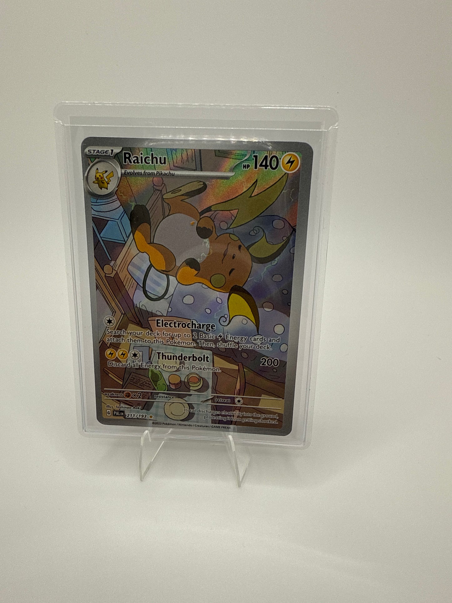 2023 Raichu illustration rare ungraded