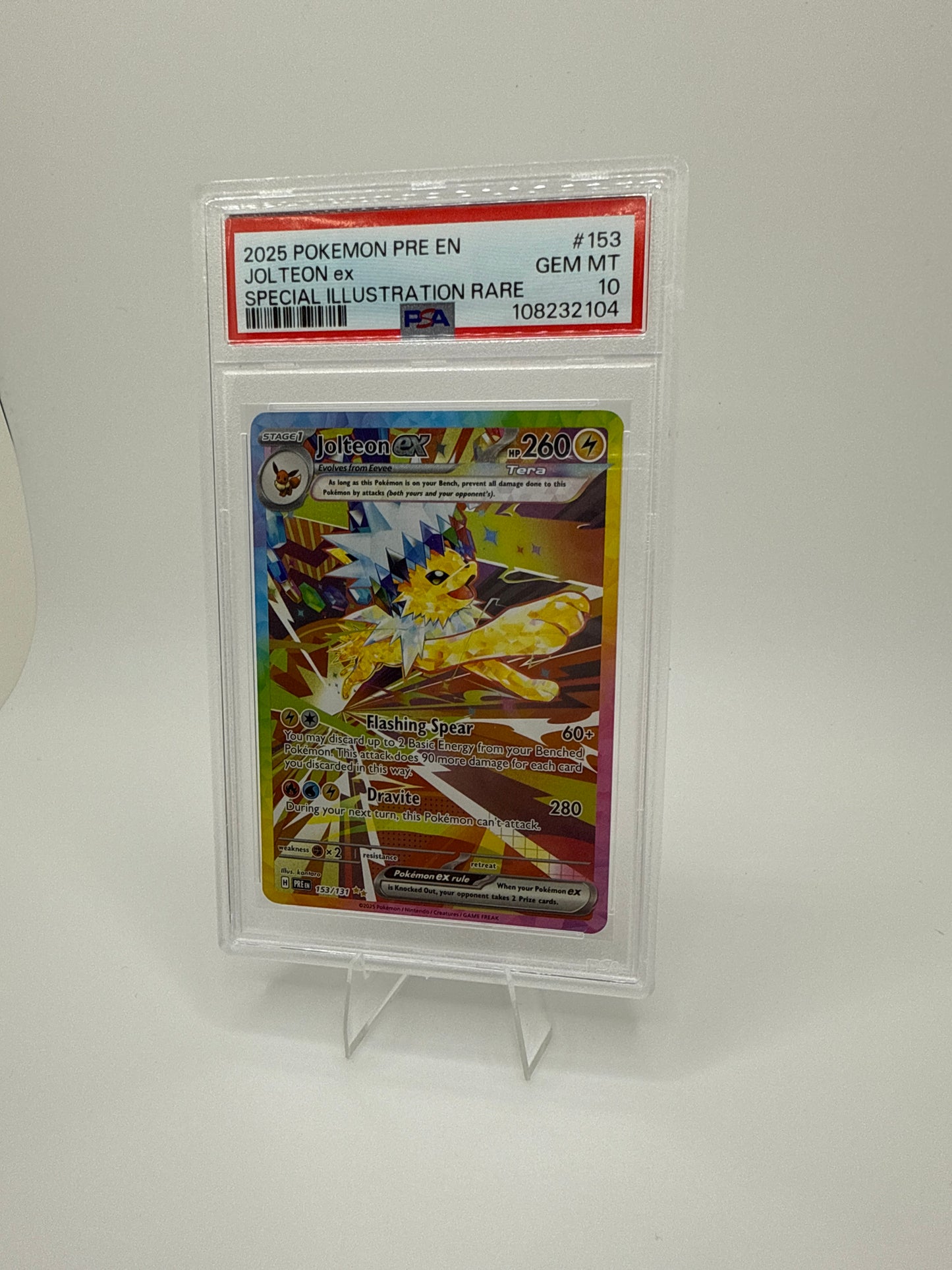 2025 Jolteon ex SIR PSA 10