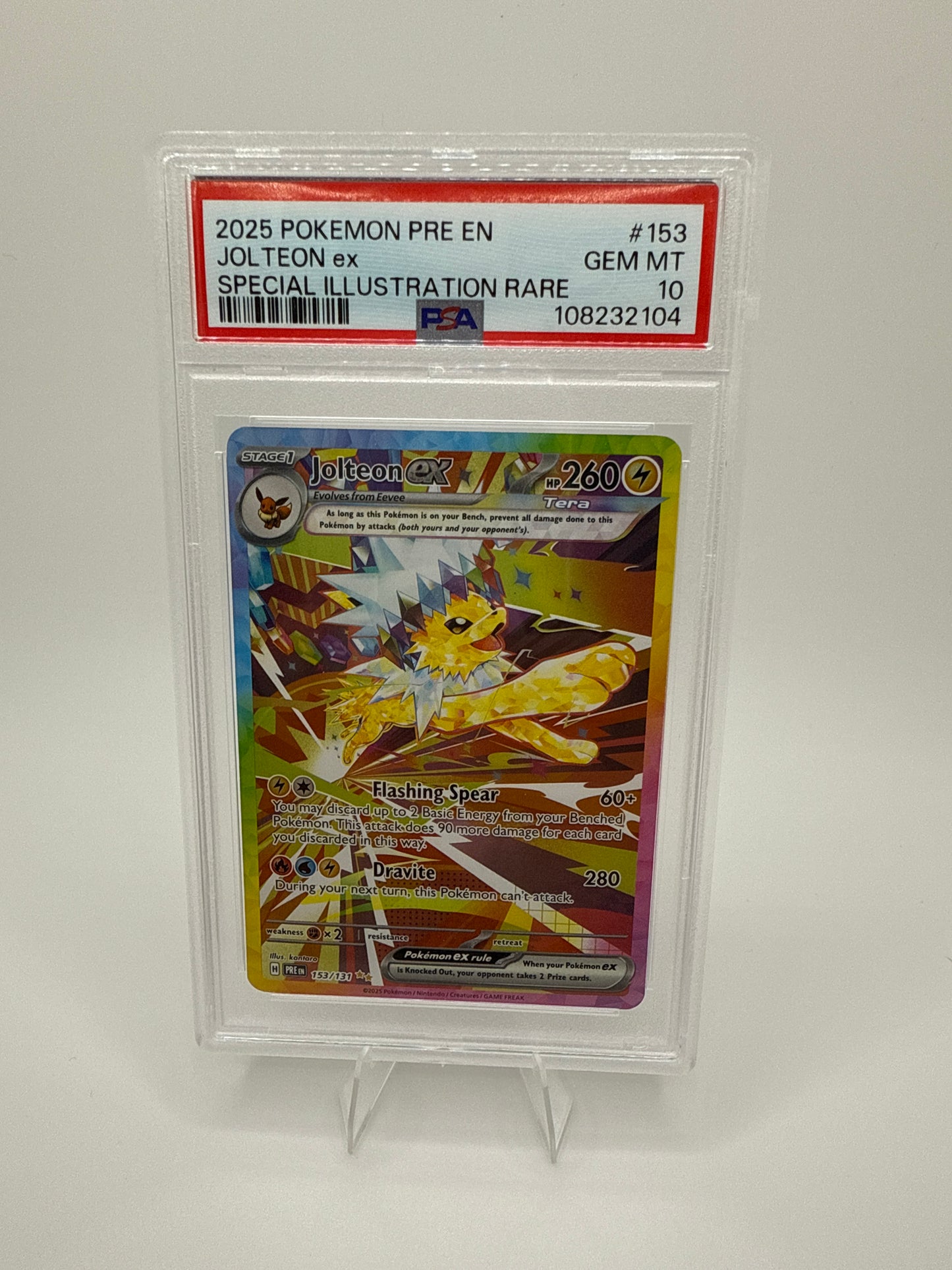 2025 Jolteon ex SIR PSA 10