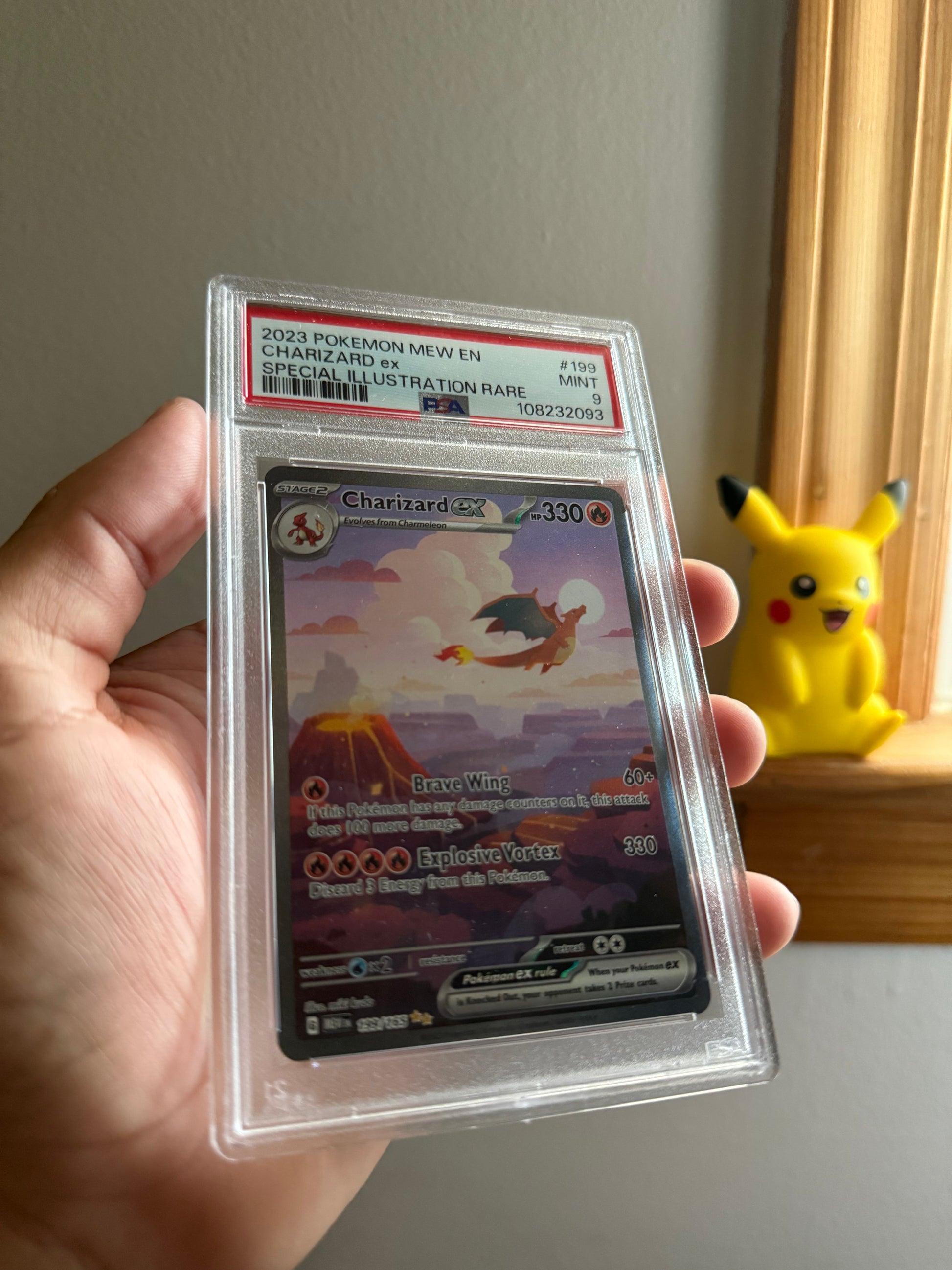 リザードンex SAR PSA9 / CHARIZARD ex 201/165 Charizard ex SAR (Foil) / リザードンex - SV2A
